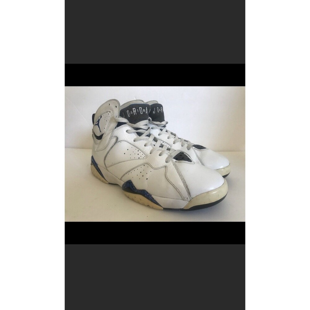 NIKE AIR JORDAN VII 7 RETRO DMP ORLANDO MAGIC White Blue Size 10.5 304775-161